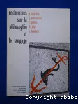 Recherches sur la philosophie et le langage, 2