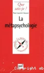 La métapsychologie