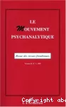 LE MOUVEMENT PSYCHANALYTIQUE. REVUE DES REVUES FREUDIENNE, Psychanalyse et Anthropologie