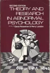 Theory and research in abnormal psychology