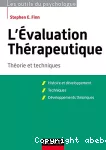 L'évaluation thérapeutique : théories et techniques