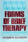 Forms of brief therapy