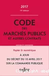 Code des marchés publics et autres contrats : annoté et commenté